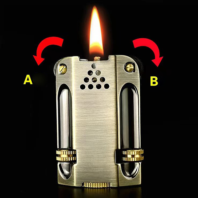 Vintage Collectible Lighters - Encendedor de gasolina de encendido de