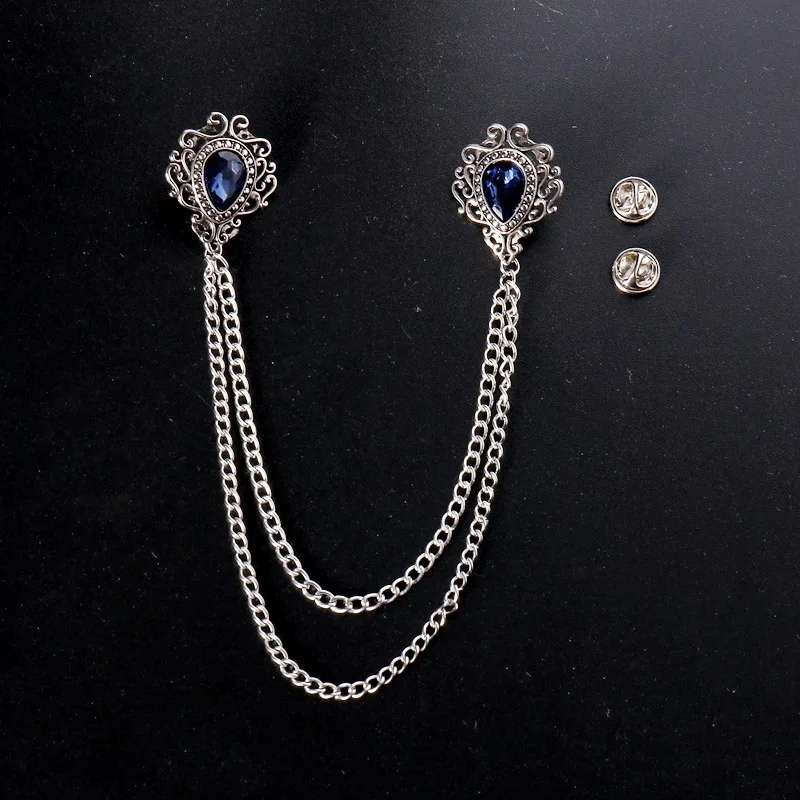 Vintage Jewelry Collection - Elegante broche grande de aleación Vintage