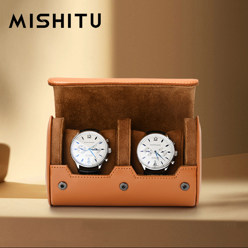 Vintage Jewelry Collection - MISHITU-rollo de almacenamiento de reloj con