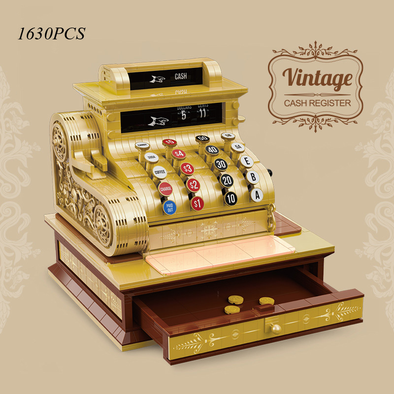 Vintage Collectibles Toys - Caja registradora Retro clásica y creativa,