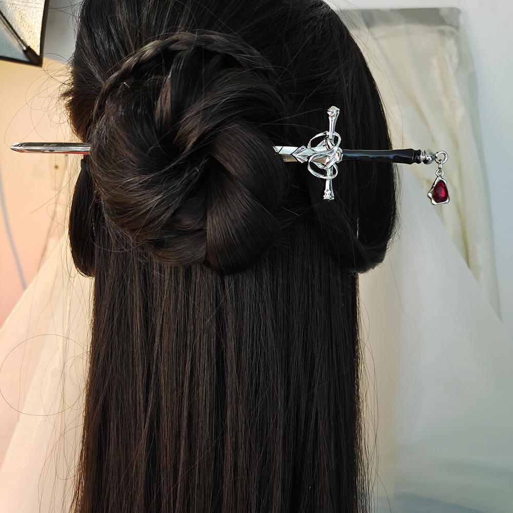 Vintage Jewelry Collection - Horquilla de metal vintage con forma