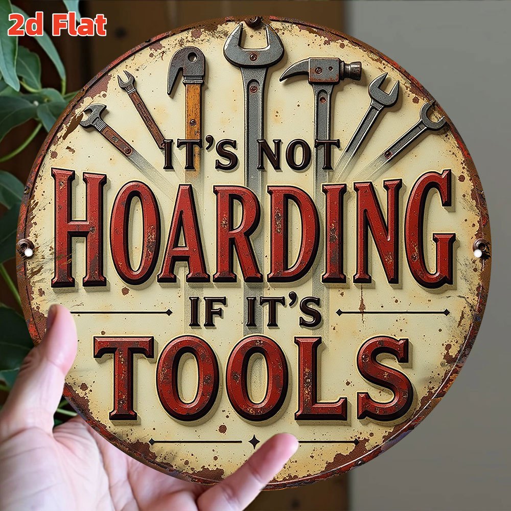 Collectible Vintage Tools - Esta pieza impresa de estilo artesanal