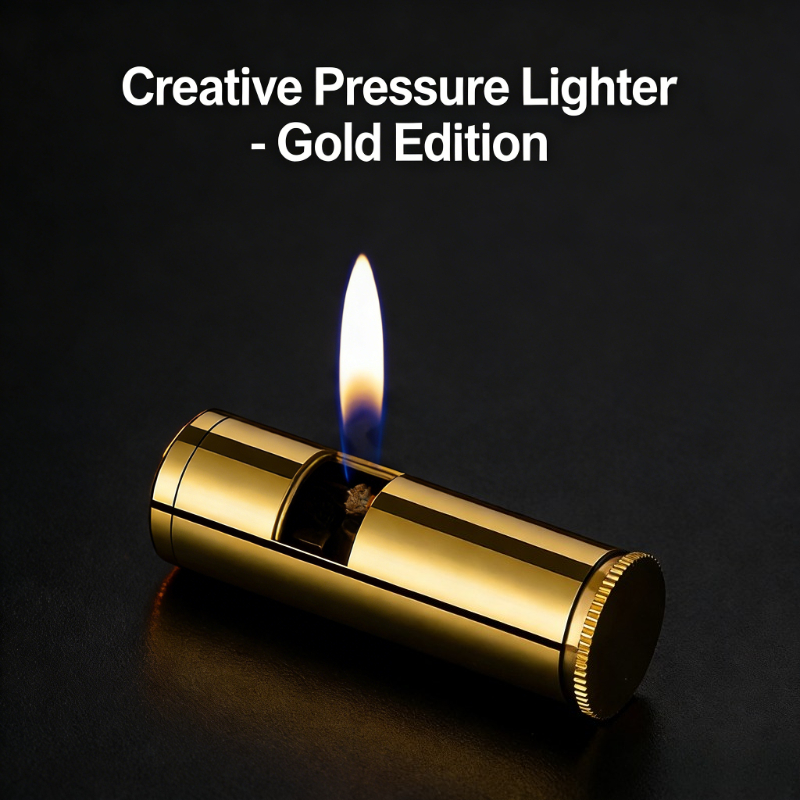 Vintage Collectible Lighters - Nuevo Encendedor de Cilindro de Latón