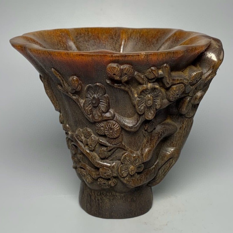 Collectible Vintage Wine - Copa de Vino de Cuerno de
