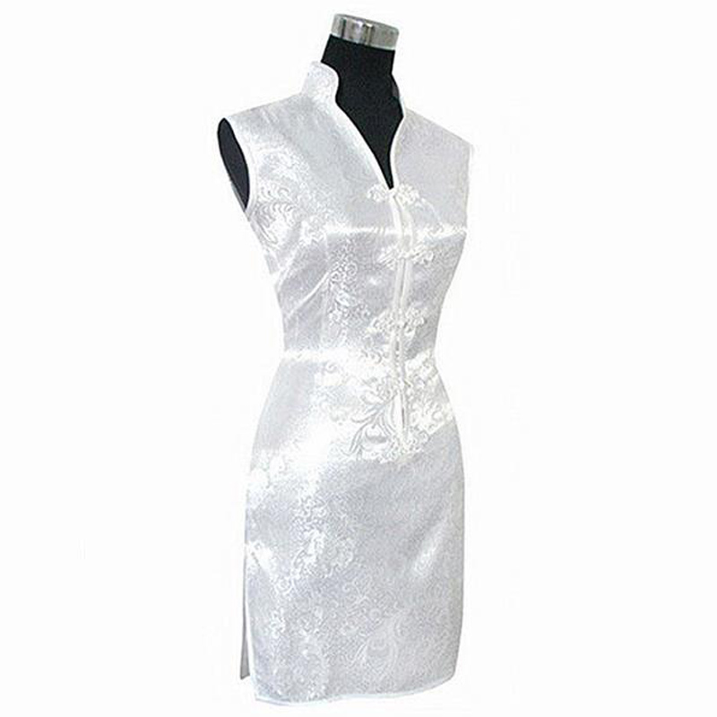 Vintage Collectible Buttons - Qipao de rayón chino para mujer,