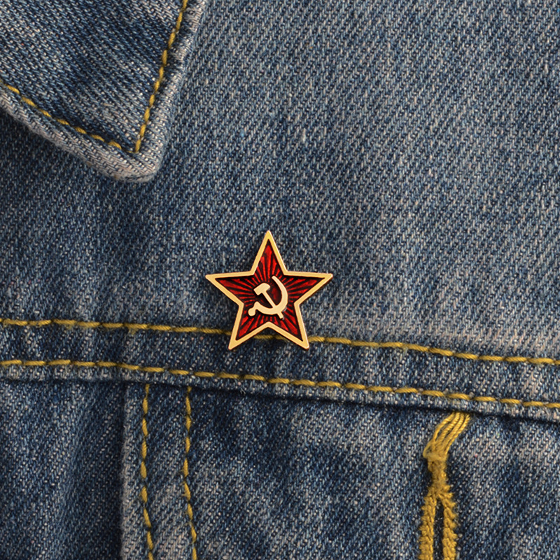 Vintage Collectible Classics - Insignia de estrella roja de la