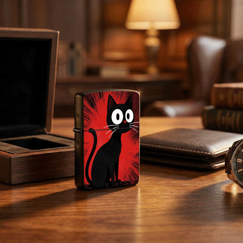 Vintage Collectible Lighters - Encendedor Flip Top con Diseño de