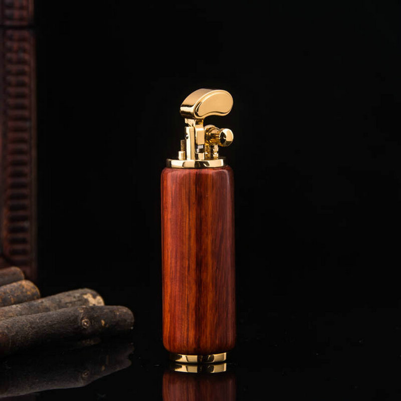 Vintage Collectible Lighters - Encendedor de Trinchera Vintage de Madera