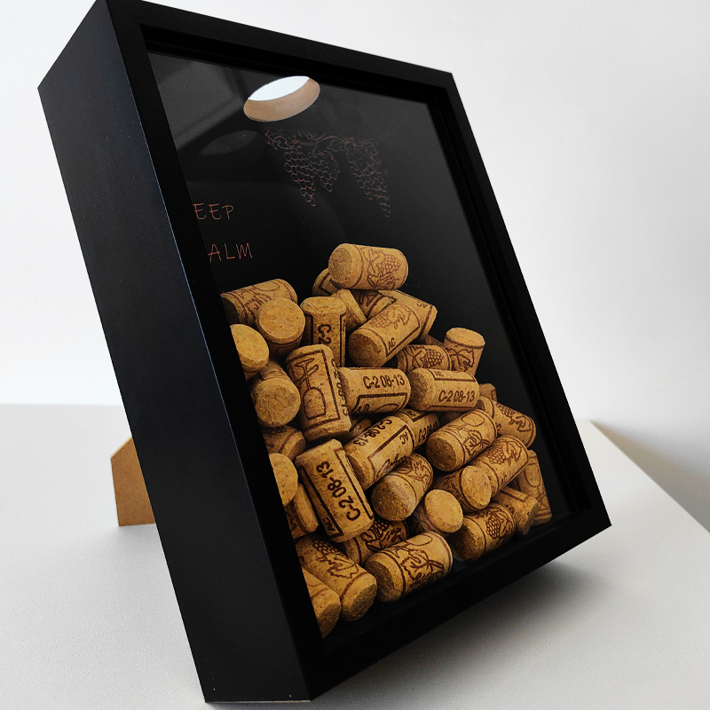 Marco de exhibición de corcho  - Collectible Vintage Wine reseña y precio