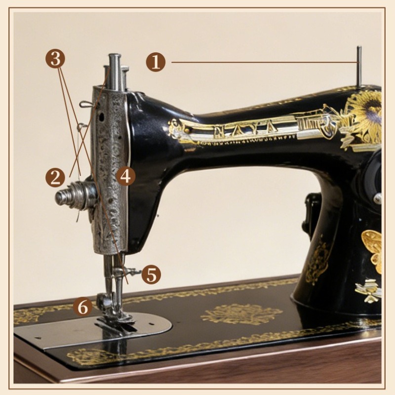 Máquina de Coser Antigua de Pe - Collectible Vintage Tools reseña y precio