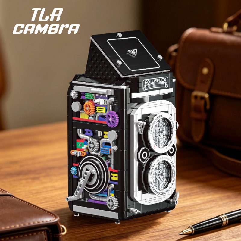 Set de bloques de construcción - Collectible Vintage Cameras reseña y precio