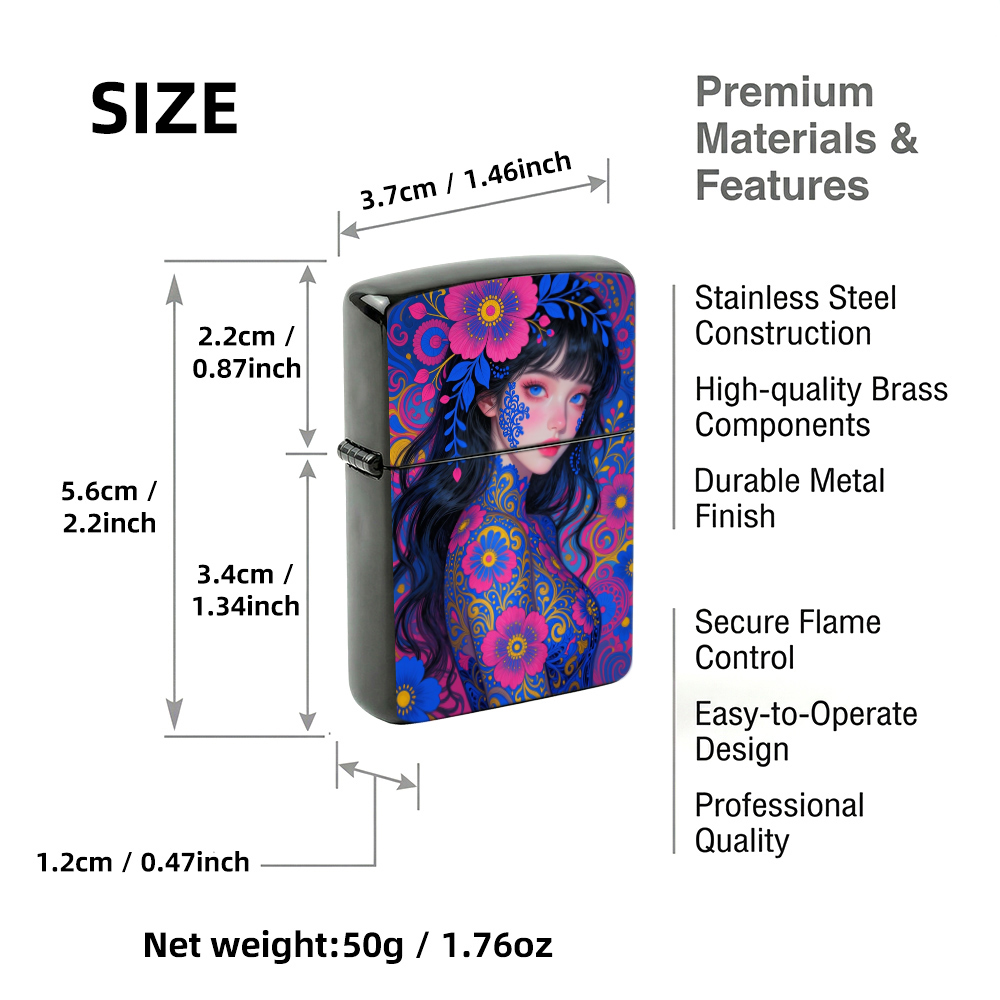 Encendedor Flip Top con Diseño - Vintage Collectible Lighters reseña y precio