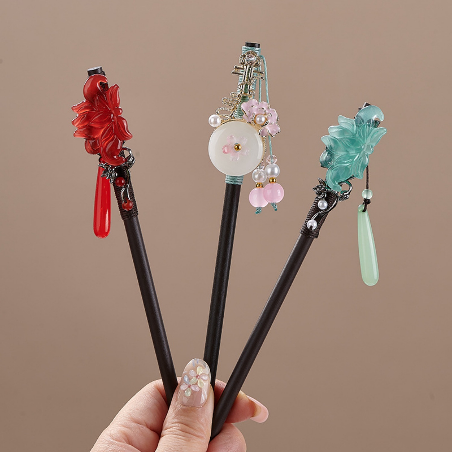 Pasador de pelo vintage con fl - Vintage Jewelry Collection reseña y precio