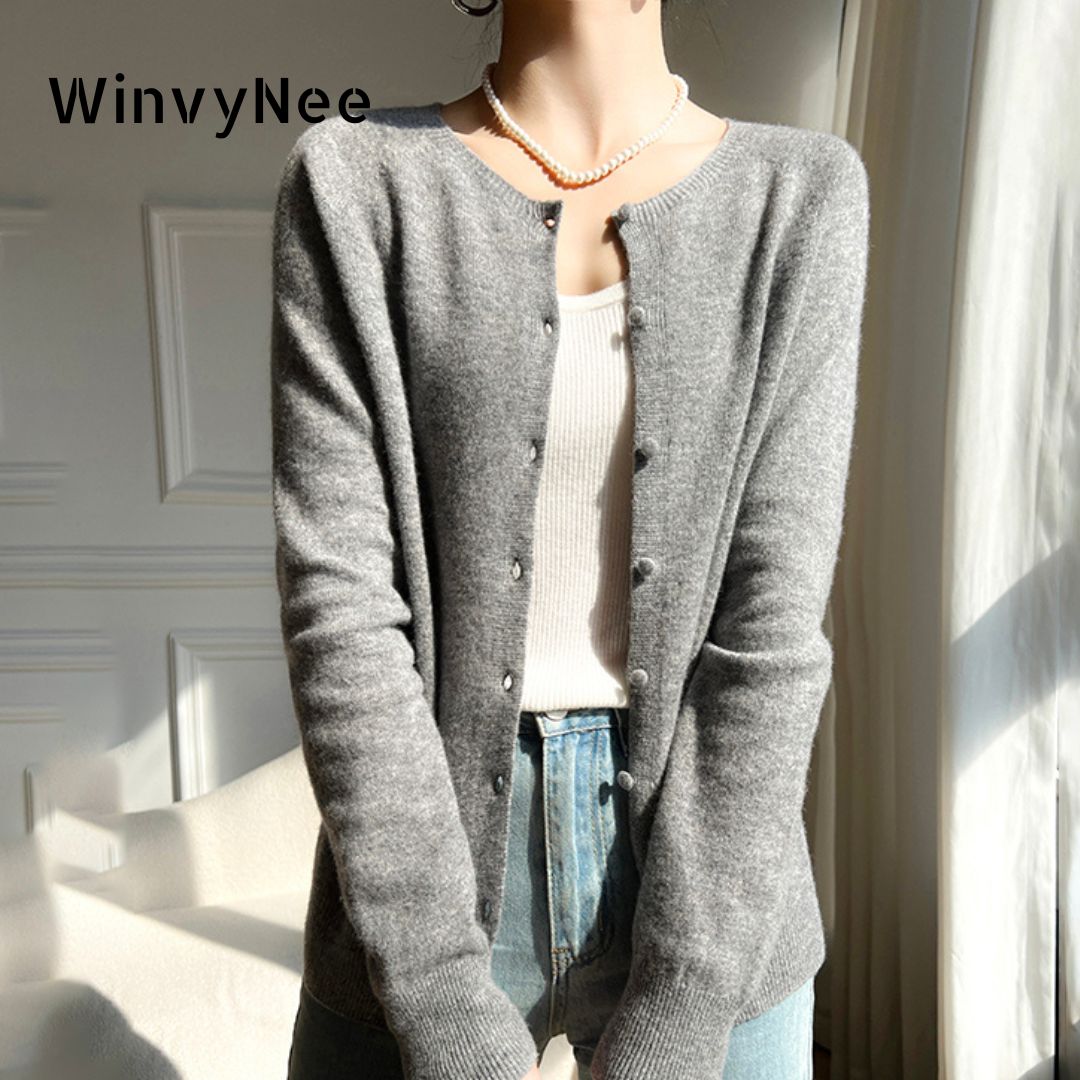 WinvyNee-cárdigans de lana par - Vintage Collectible Buttons reseña y precio