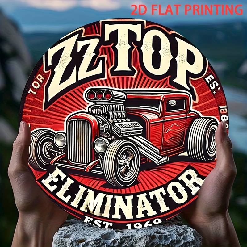 2D plano, 1 pieza ZZ Top Elimi - Vintage Collectible Plates reseña y precio