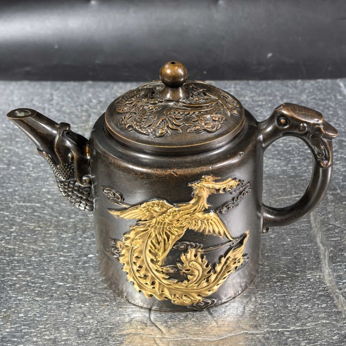 Tetera de Latón Dorado Vintage - Collectible Vintage Wine reseña y precio