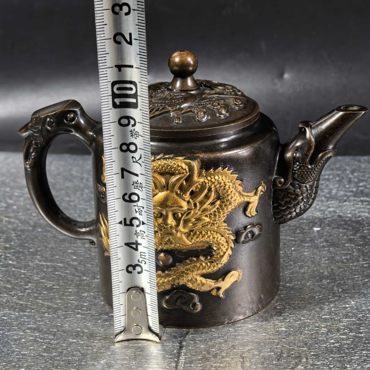 Tetera de Latón Dorado Vintage - Collectible Vintage Wine reseña y precio