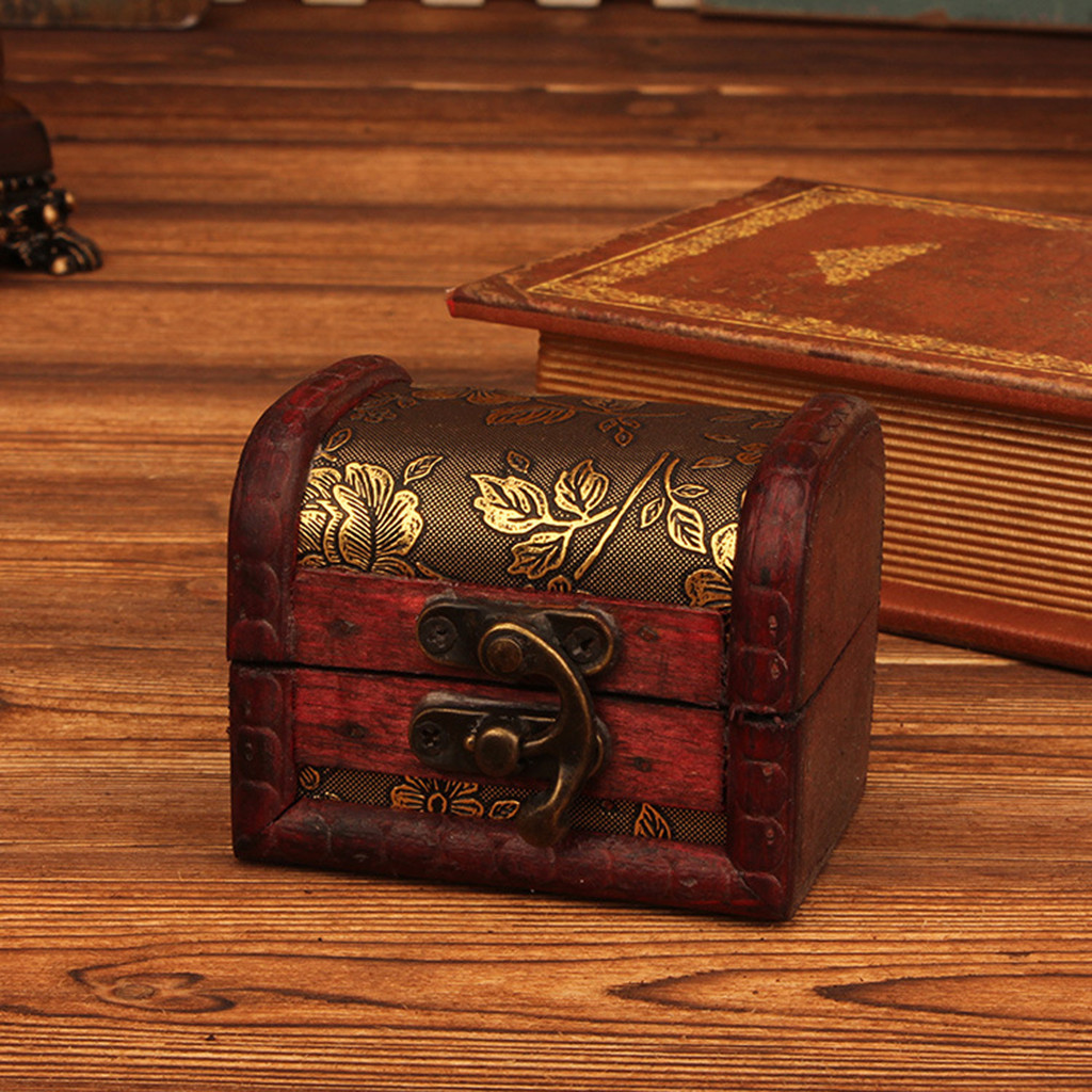 Caja de joyería de madera vint - Vintage Jewelry Collection reseña y precio