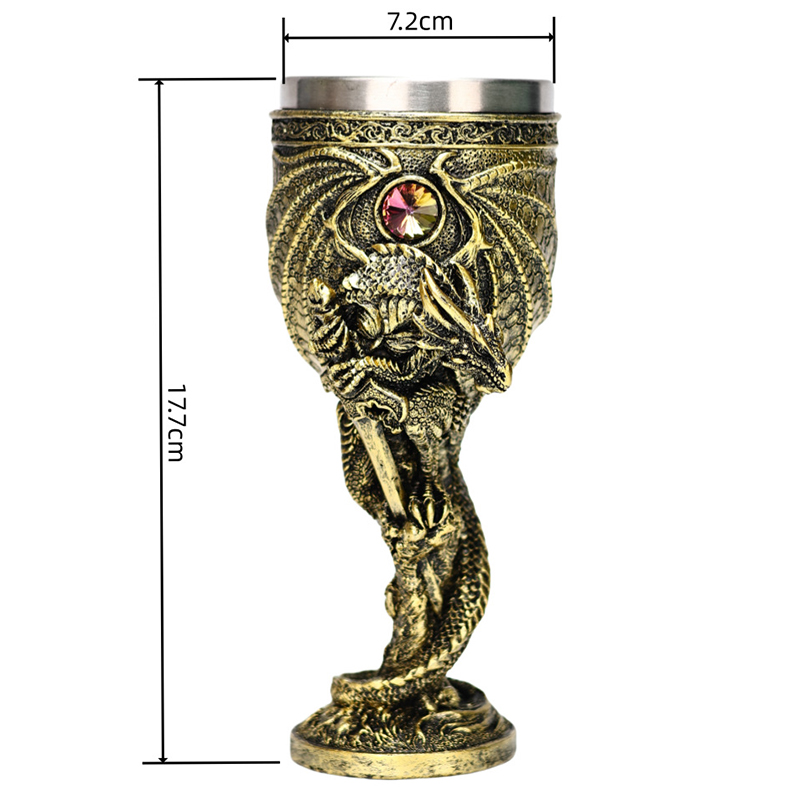 Cáliz Medieval de Fantasía con - Collectible Vintage Wine reseña y precio
