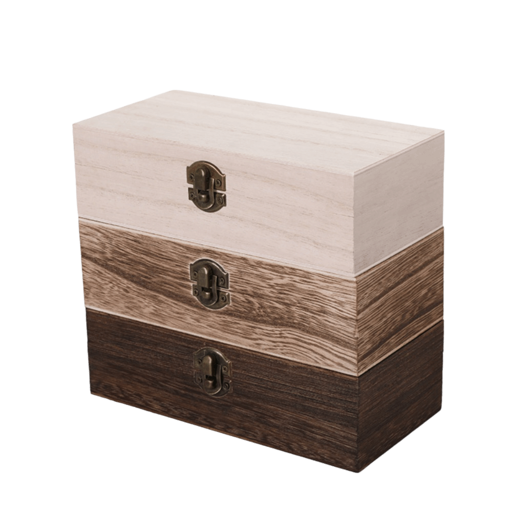 Cajas de Regalo de Madera Mult - Vintage Collectible Show reseña y precio