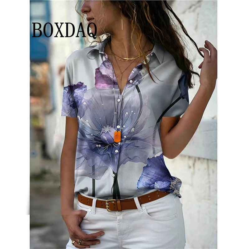 Camisa de verano para mujer, b - Vintage Collectible Buttons reseña y precio
